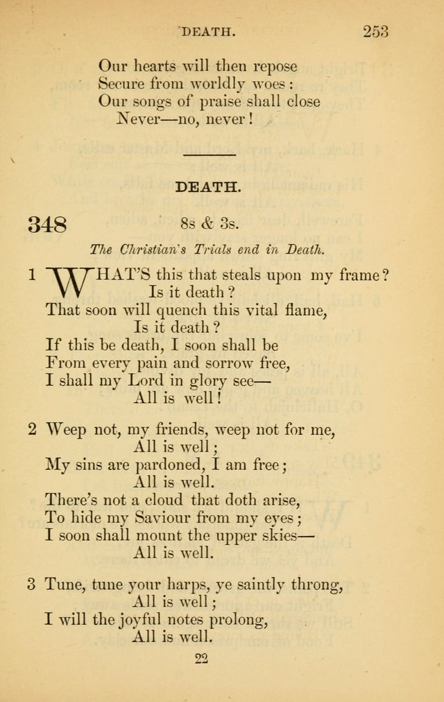 The New Baptist Psalmist and Tune Book: for churches and Sunday-schools page 253