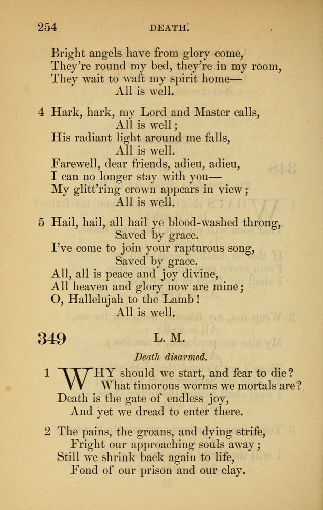 The New Baptist Psalmist and Tune Book: for churches and Sunday-schools page 254