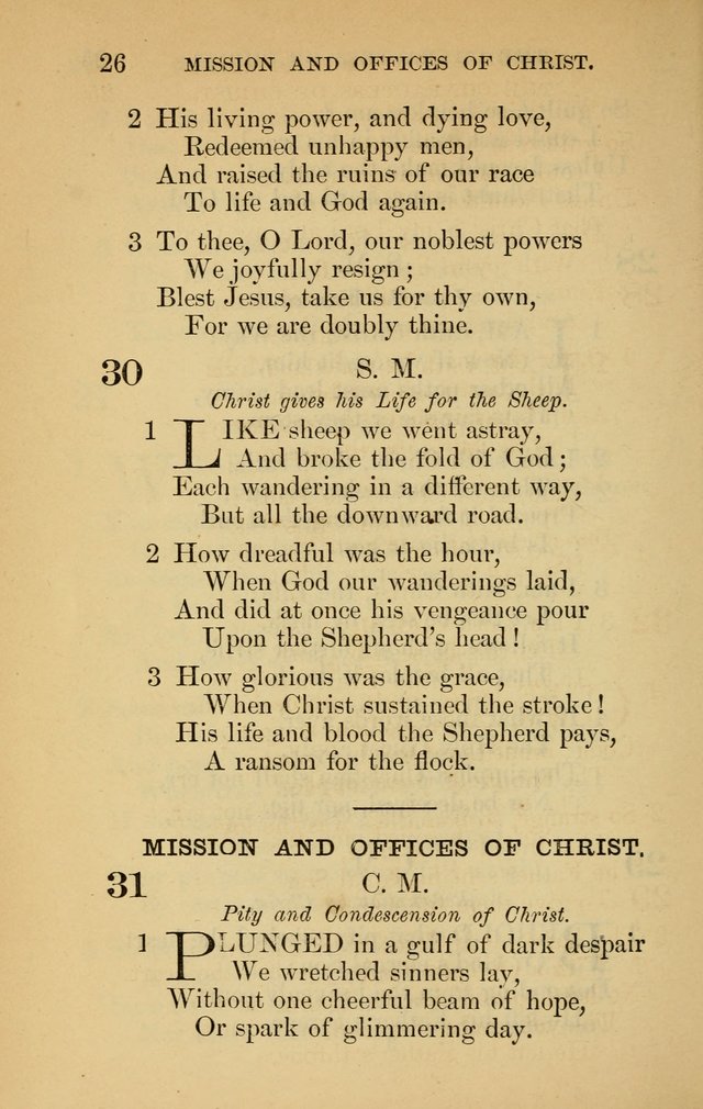 The New Baptist Psalmist and Tune Book: for churches and Sunday-schools page 26