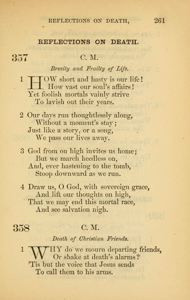 The New Baptist Psalmist and Tune Book: for churches and Sunday-schools page 261