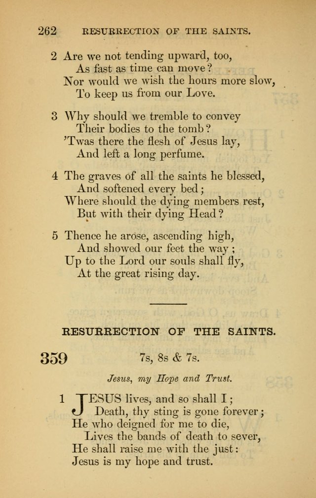 The New Baptist Psalmist and Tune Book: for churches and Sunday-schools page 262