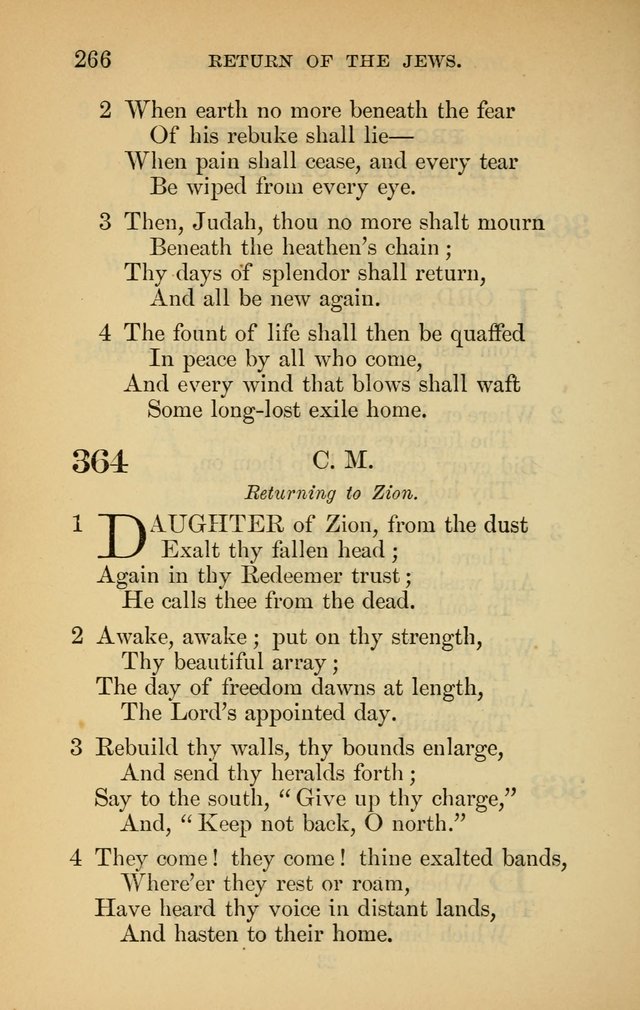 The New Baptist Psalmist and Tune Book: for churches and Sunday-schools page 266