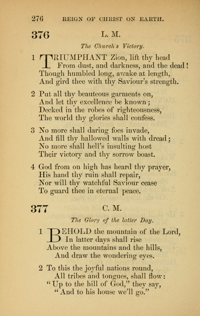 The New Baptist Psalmist and Tune Book: for churches and Sunday-schools page 276