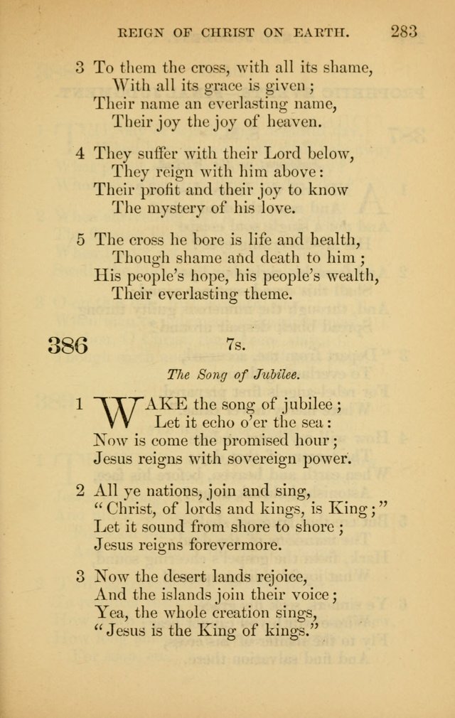 The New Baptist Psalmist and Tune Book: for churches and Sunday-schools page 283