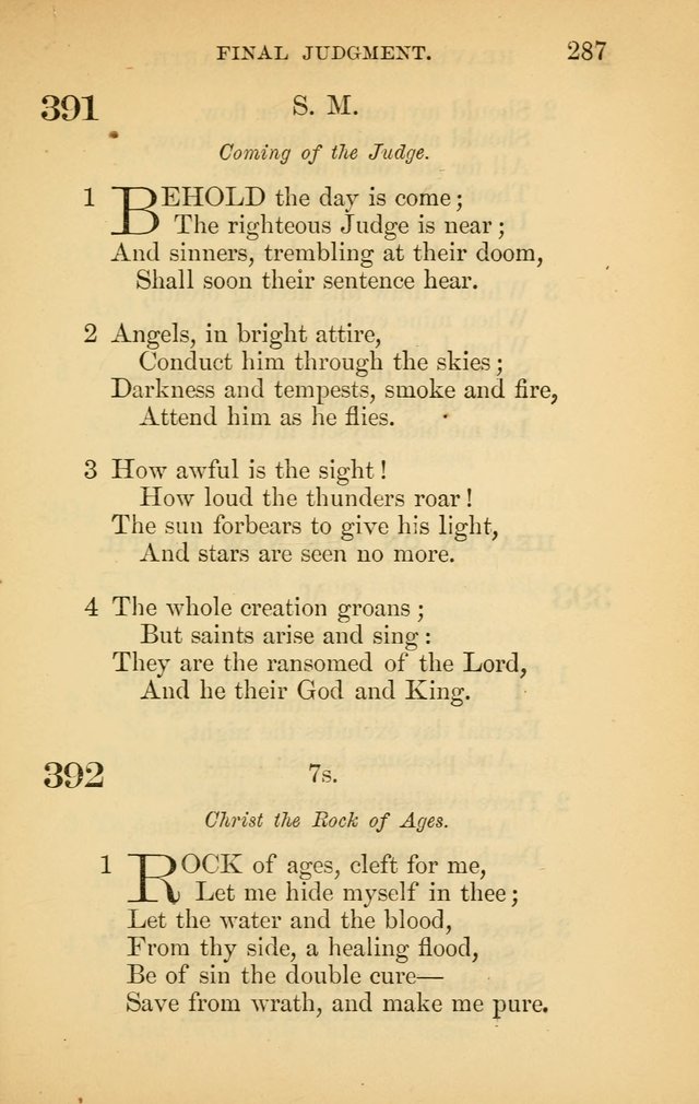 The New Baptist Psalmist and Tune Book: for churches and Sunday-schools page 287