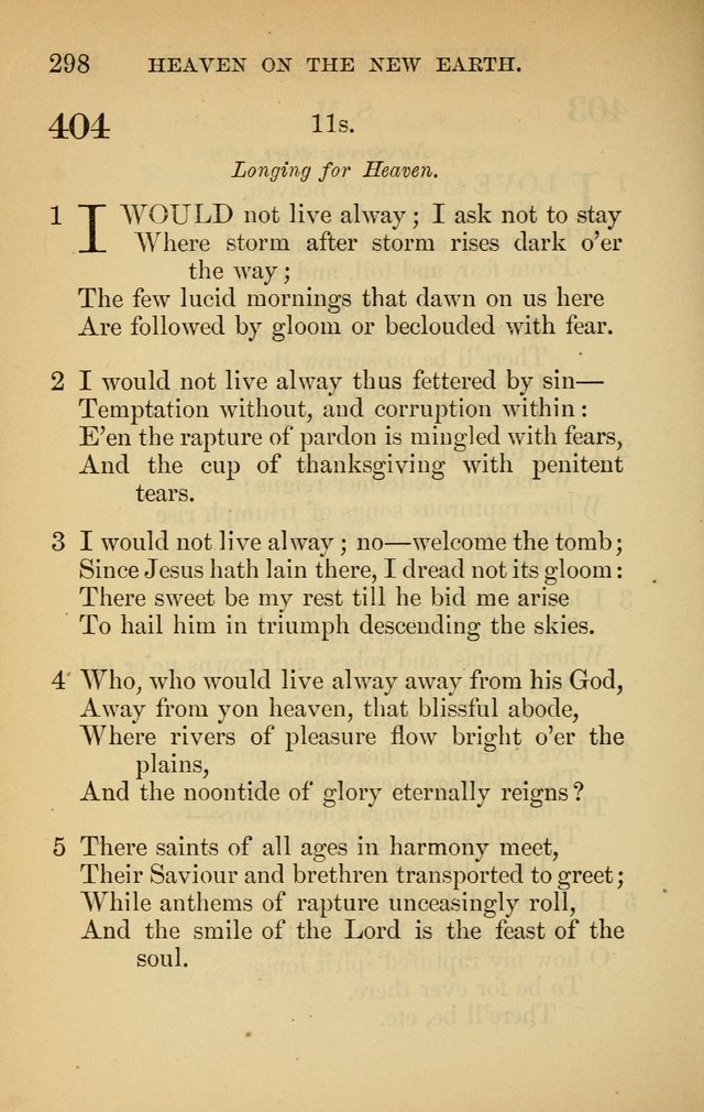 The New Baptist Psalmist and Tune Book: for churches and Sunday-schools page 298