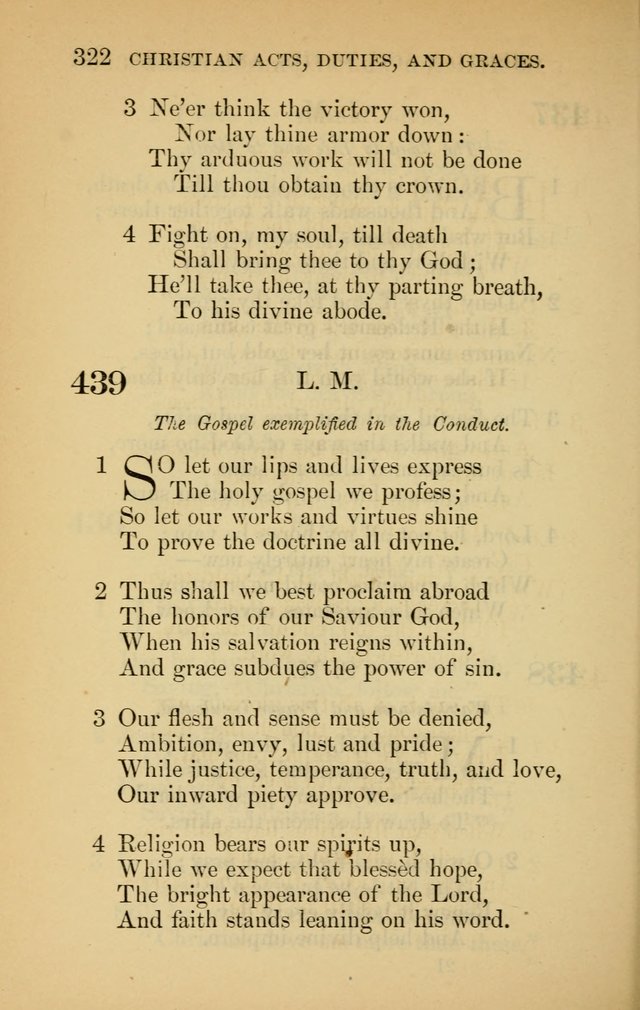 The New Baptist Psalmist and Tune Book: for churches and Sunday-schools page 322