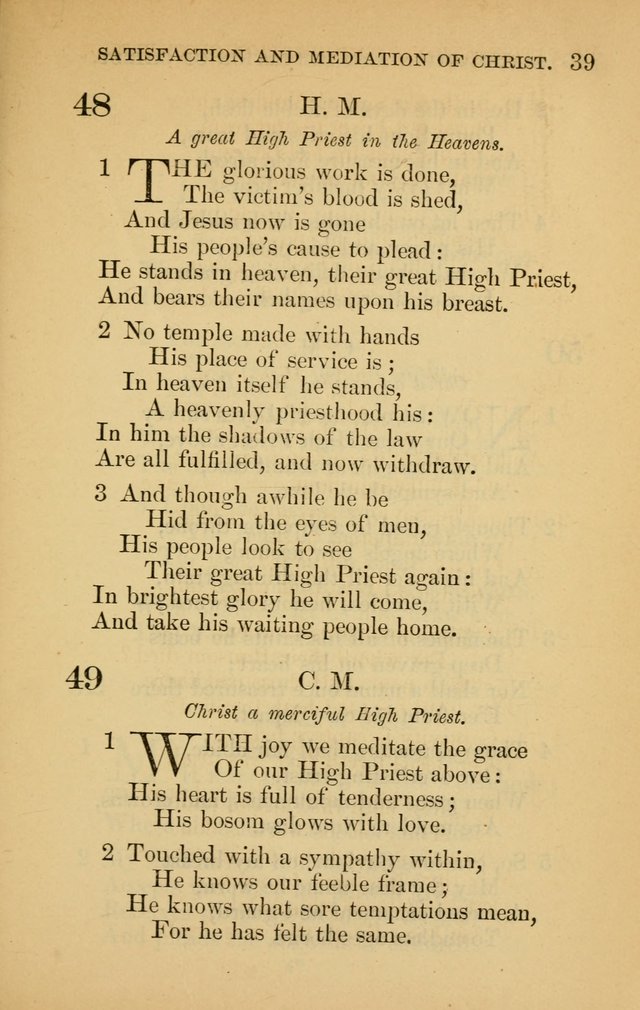 The New Baptist Psalmist and Tune Book: for churches and Sunday-schools page 39