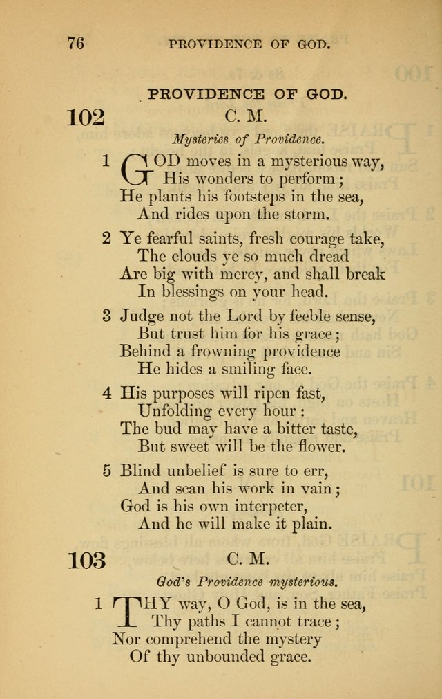 The New Baptist Psalmist and Tune Book: for churches and Sunday-schools page 76