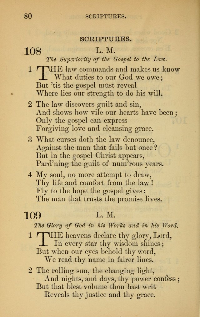 The New Baptist Psalmist and Tune Book: for churches and Sunday-schools page 80