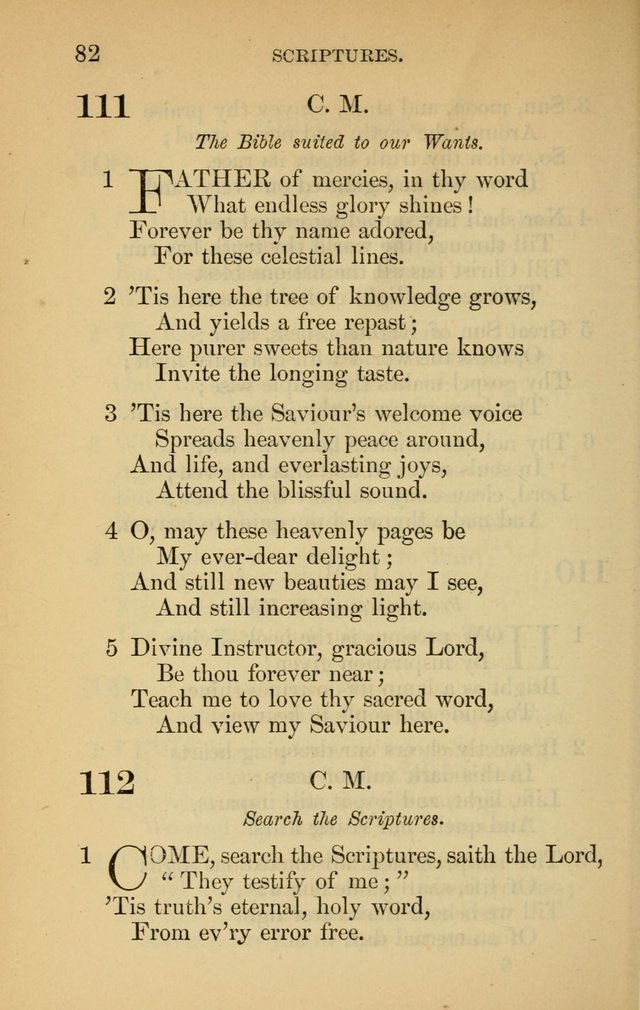 The New Baptist Psalmist and Tune Book: for churches and Sunday-schools page 82