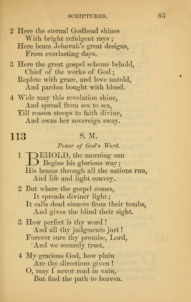 The New Baptist Psalmist and Tune Book: for churches and Sunday-schools page 83