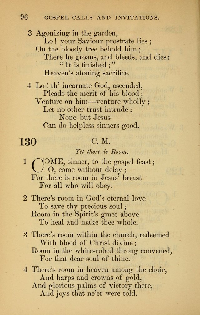 The New Baptist Psalmist and Tune Book: for churches and Sunday-schools page 96