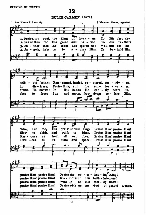 The New Baptist Praise Book: or, Hymns of the Centuries page 14