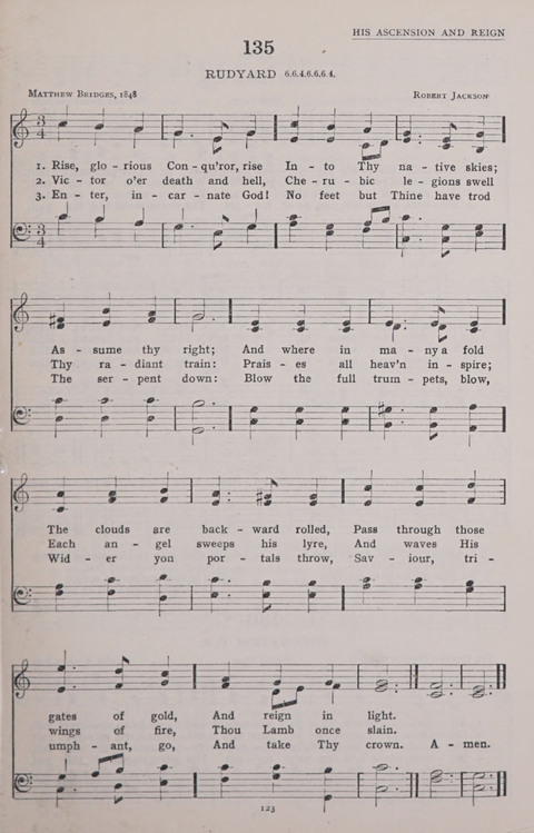 The New Baptist Praise Book: or hymns of the centuries page 123