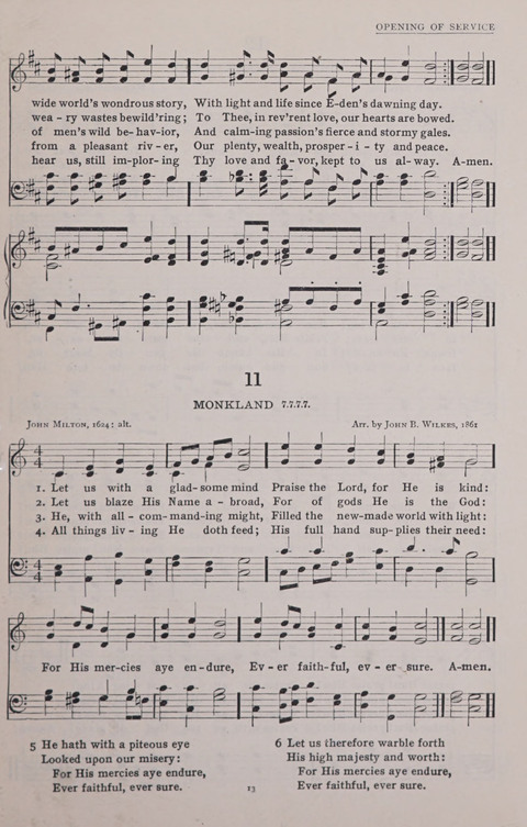 The New Baptist Praise Book: or hymns of the centuries page 13