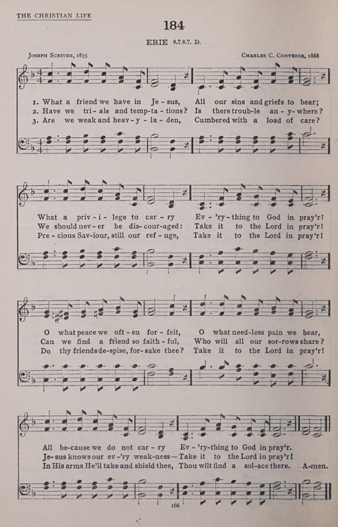 The New Baptist Praise Book: or hymns of the centuries page 166