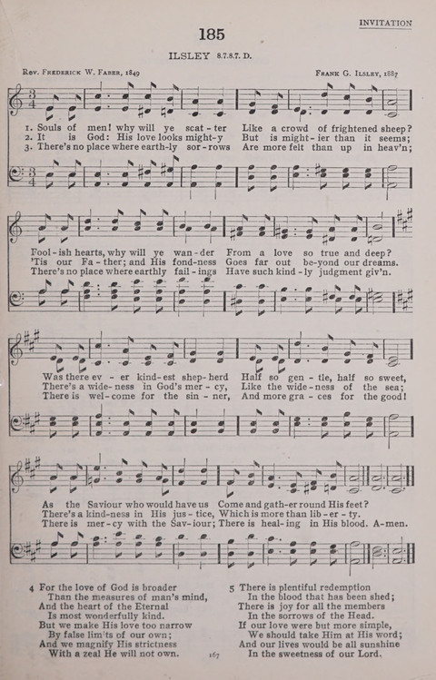 The New Baptist Praise Book: or hymns of the centuries page 167