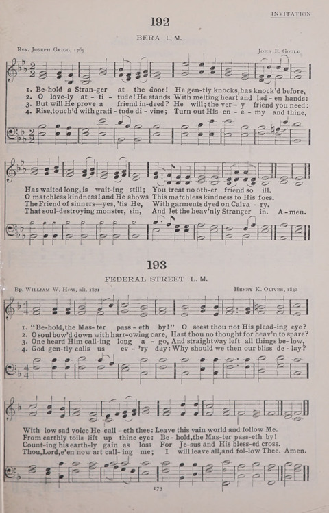 The New Baptist Praise Book: or hymns of the centuries page 173