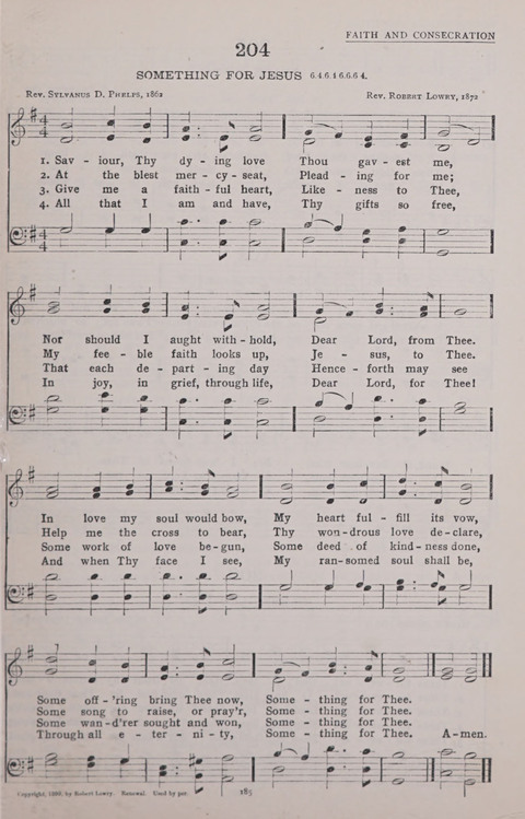 The New Baptist Praise Book: or hymns of the centuries page 185