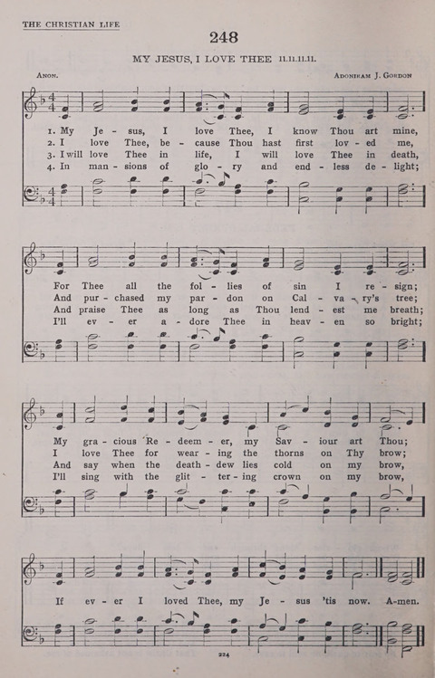 The New Baptist Praise Book: or hymns of the centuries page 224