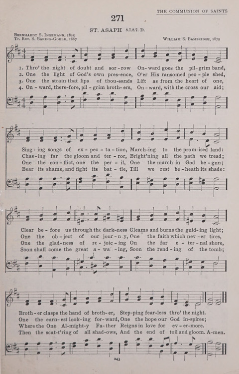 The New Baptist Praise Book: or hymns of the centuries page 243