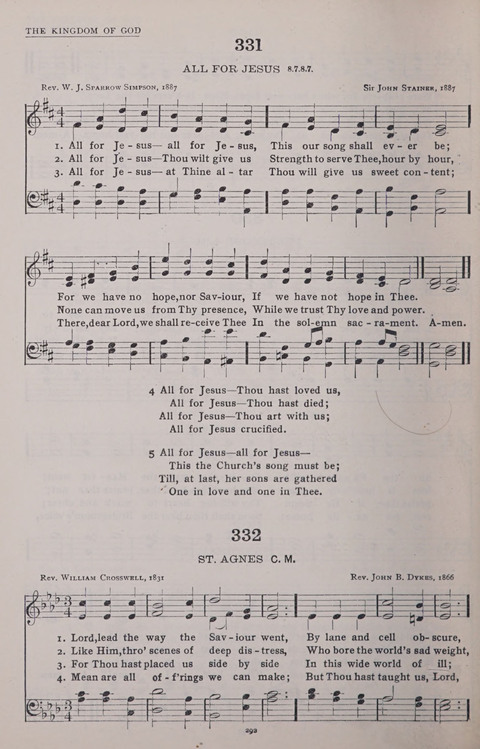 The New Baptist Praise Book: or hymns of the centuries page 292