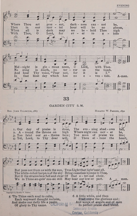 The New Baptist Praise Book: or hymns of the centuries page 33