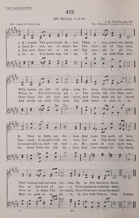 The New Baptist Praise Book: or hymns of the centuries page 364