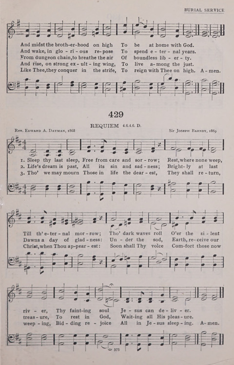 The New Baptist Praise Book: or hymns of the centuries page 375