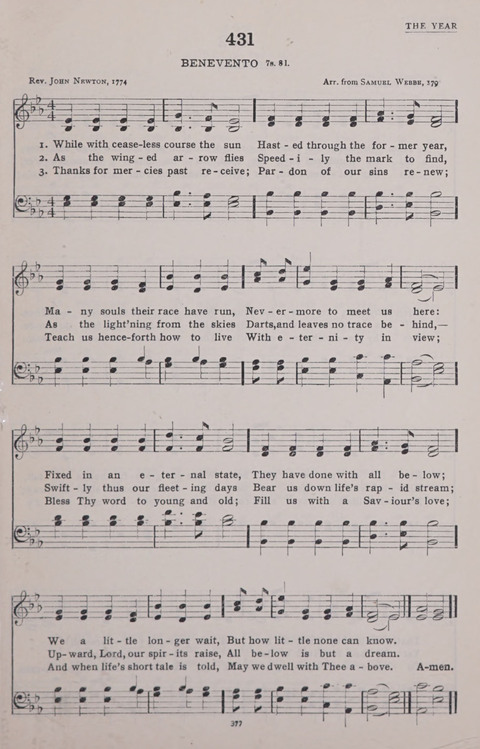 The New Baptist Praise Book: or hymns of the centuries page 377