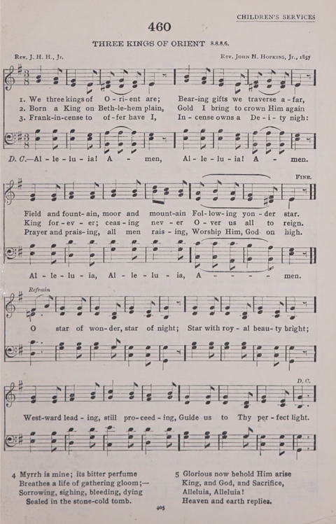 The New Baptist Praise Book: or hymns of the centuries page 405