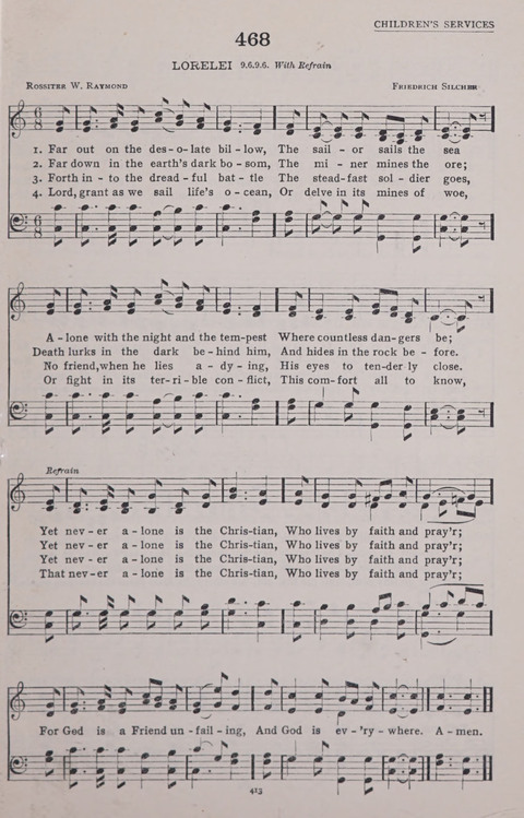 The New Baptist Praise Book: or hymns of the centuries page 413