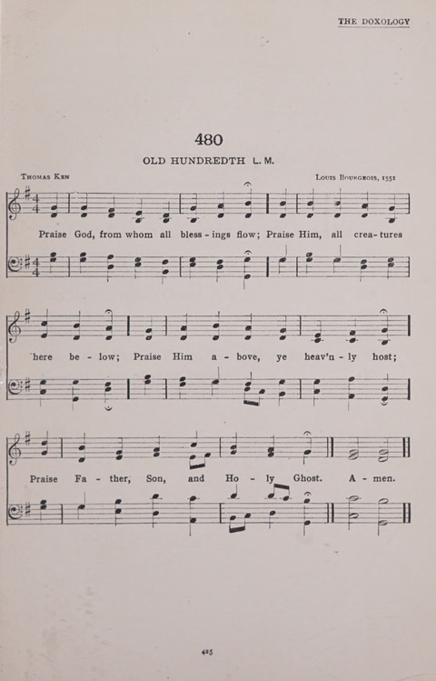 The New Baptist Praise Book: or hymns of the centuries page 425