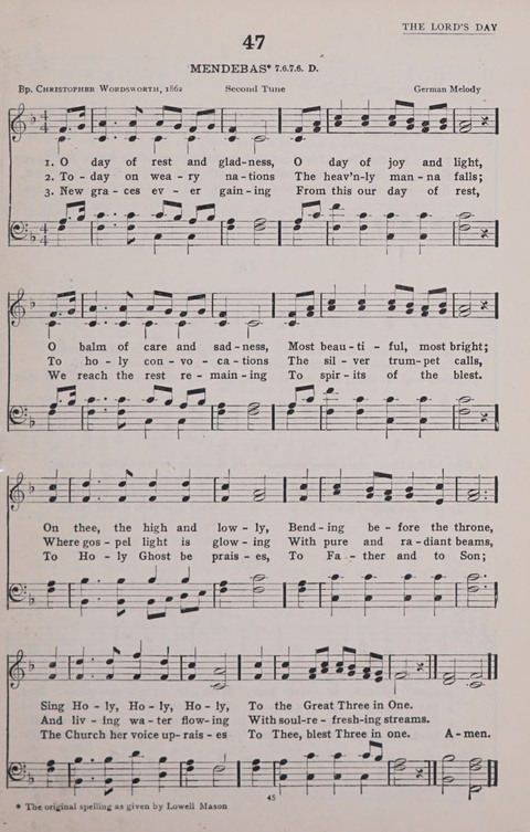 The New Baptist Praise Book: or hymns of the centuries page 45