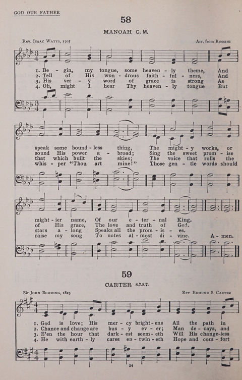 The New Baptist Praise Book: or hymns of the centuries page 54