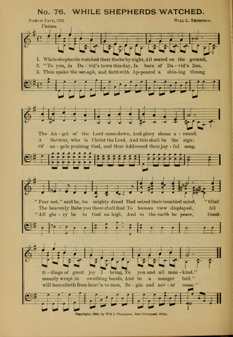 The New Century Hymnal page 76