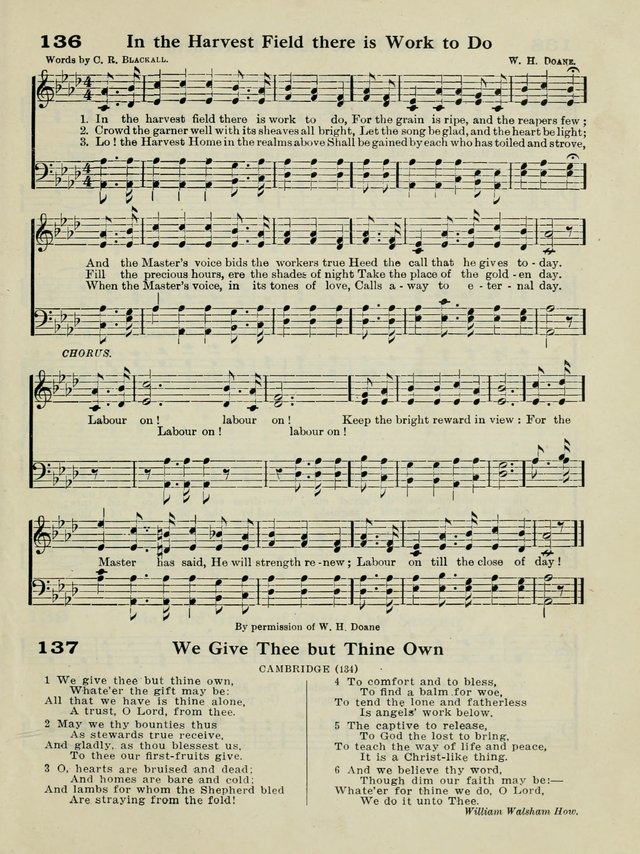 The New Canadian Hymnal: a collection of hymns and music for Sunday schools, young people