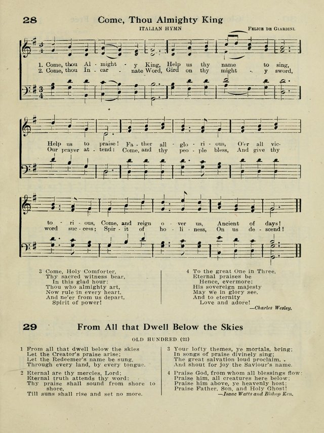 The New Canadian Hymnal: a collection of hymns and music for Sunday schools, young people