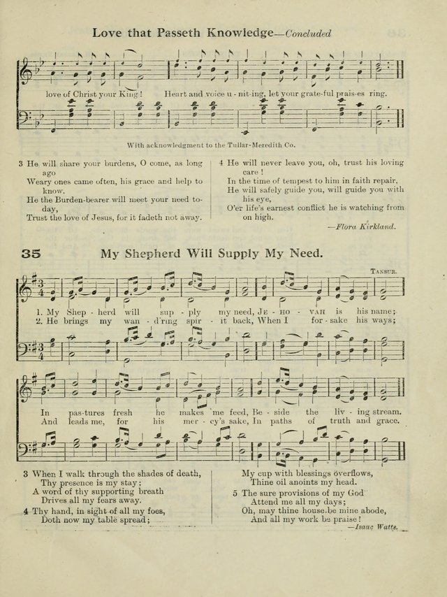 The New Canadian Hymnal: a collection of hymns and music for Sunday schools, young people