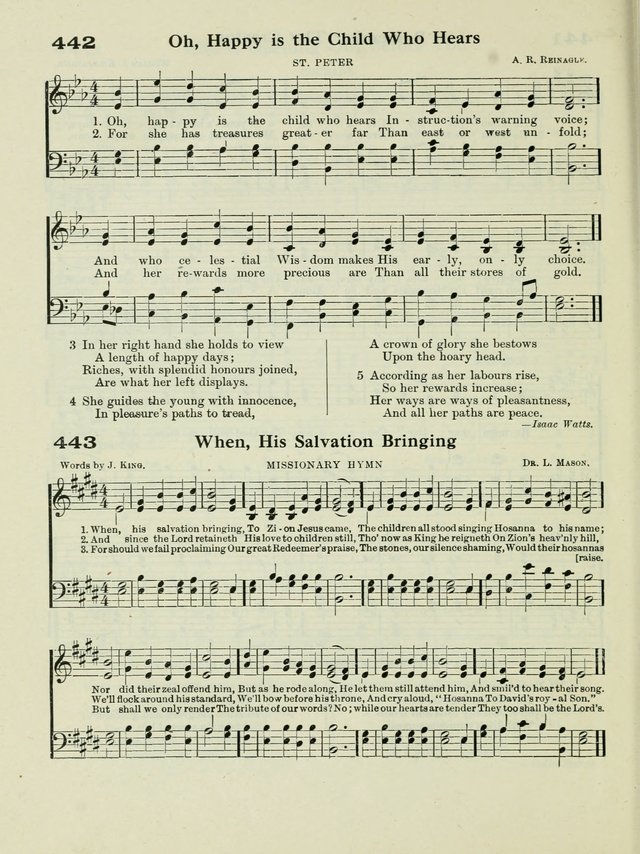 The New Canadian Hymnal: a collection of hymns and music for Sunday schools, young people