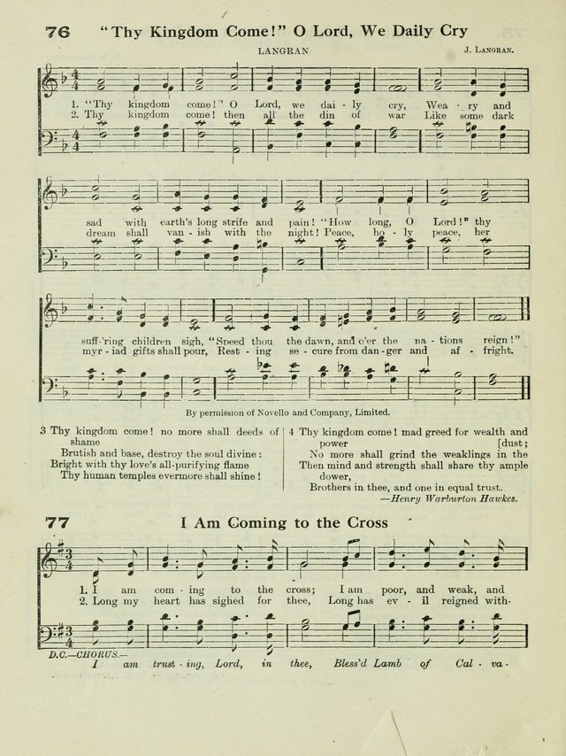 The New Canadian Hymnal: a collection of hymns and music for Sunday schools, young people