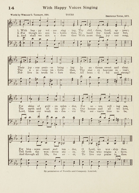 The New Canadian Hymnal: a collection of hymns and music for Sunday schools, young people