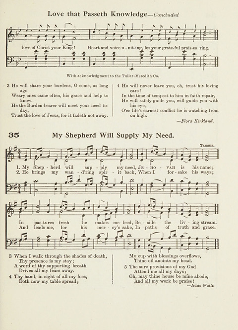 The New Canadian Hymnal: a collection of hymns and music for Sunday schools, young people