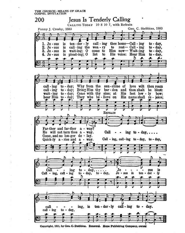 The New Christian Hymnal page 174