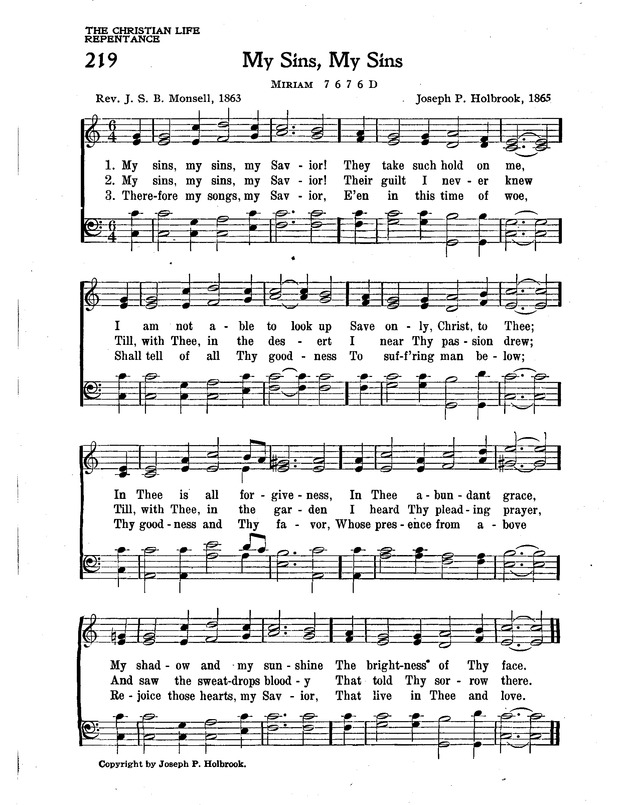 The New Christian Hymnal page 190