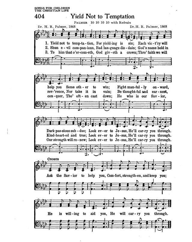 The New Christian Hymnal page 354