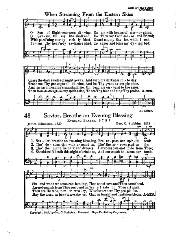 The New Christian Hymnal page 41