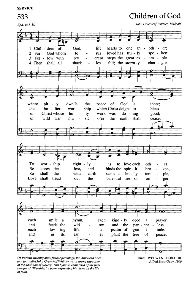 The New Century Hymnal page 637