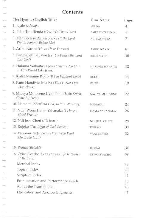 Njalo: a collection of 16 hymns in the African tradition page 3